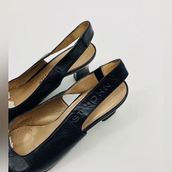 St. John | women’s navy sling back heels | size 5.5 - Picture 2 of 6